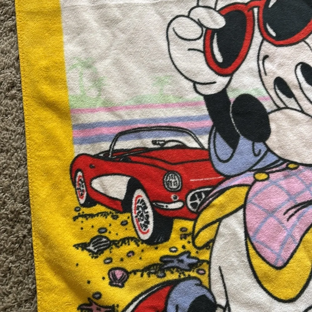 Vintage Mickey Mouse Beach Towel